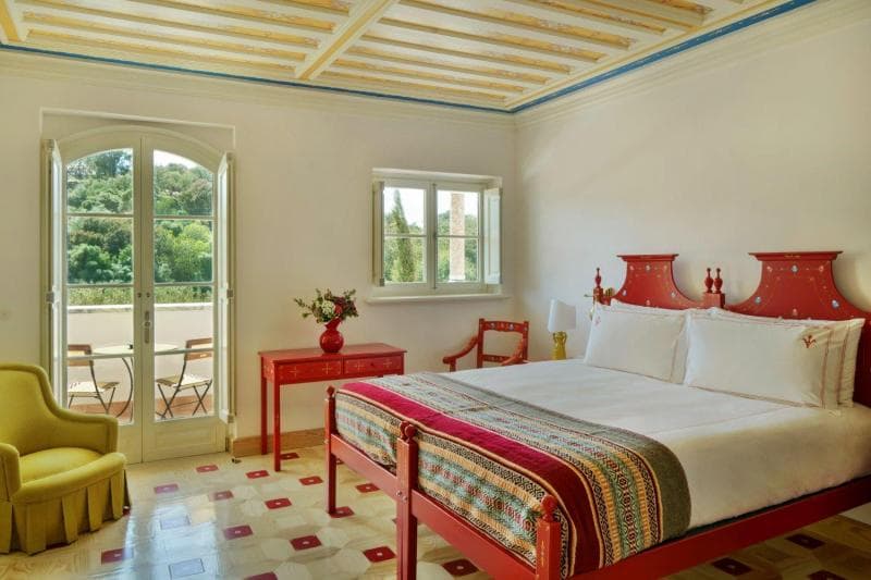 Vermelho Melides interior